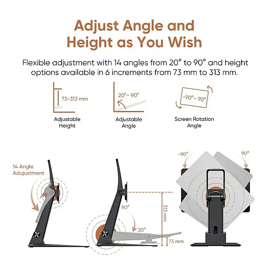 XPPen Ergo Stand -ACS15 - ACS15 | DGtizers